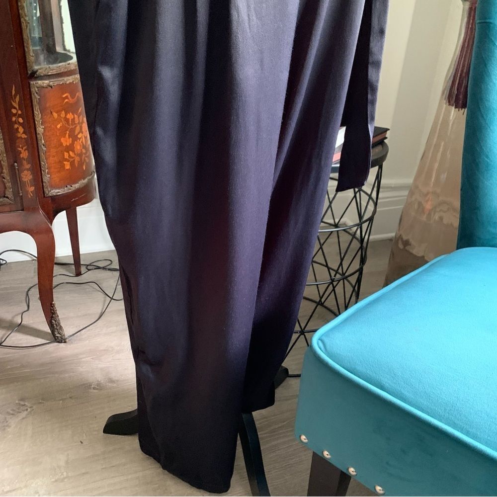 FREE PEOPLE BLACK SATIN JUMPSUIT - Picture 11 of 15